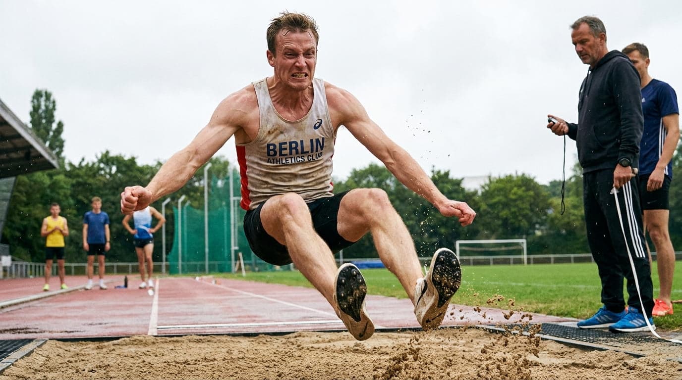Weitsprung Isac Schwarzbaum